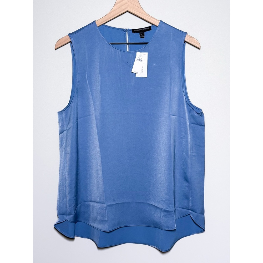 NWT Banana Republic Sleeveless Blouse Top Women’s Size Large